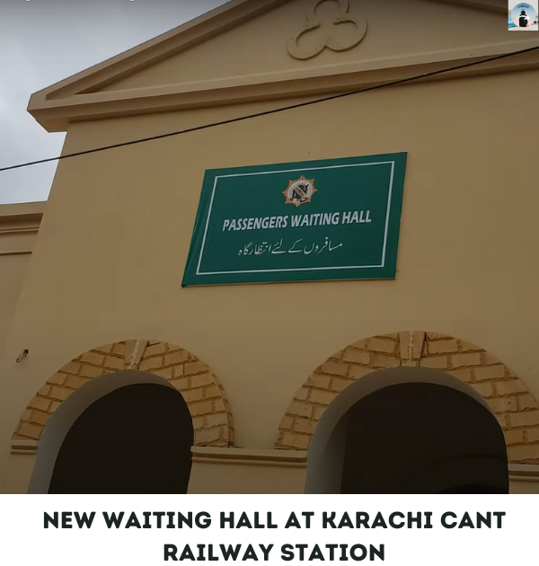 Waiting room near booking office at Pakistan Railway Karachi Cantt Station