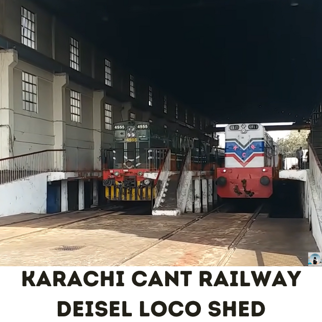 Loco shed Karachi near Pakistan Railway Karachi Cantt Station