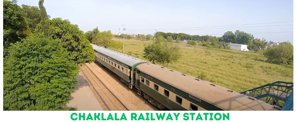 Foot over Bridge view at Chaklala Railway Station