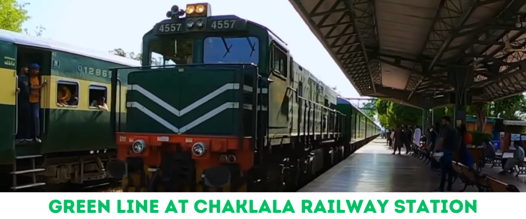 Green line at Chaklala