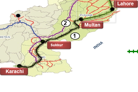 Pak Business express route map 