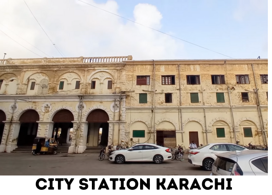 Karachi city railway station